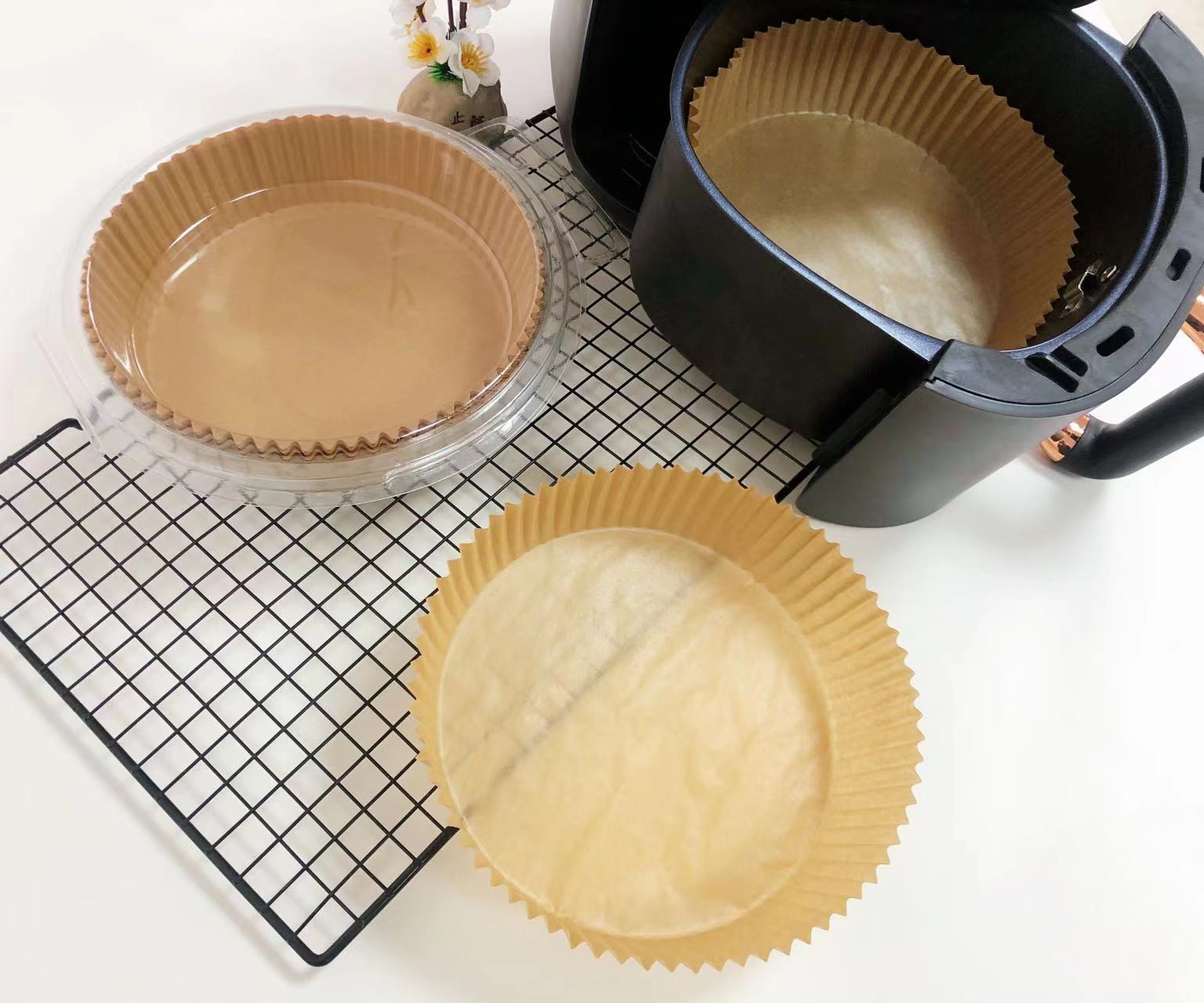 Kitchen air fryer accessories air fryer disposable paper pad baking oil-proof disposable pad